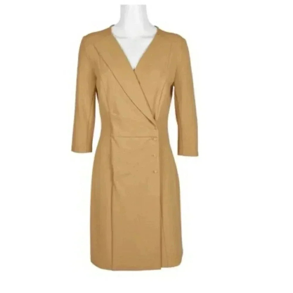 Nanette Nanette Lepore Women's Long Double Breasted Blazer Dress Size 4 NWT